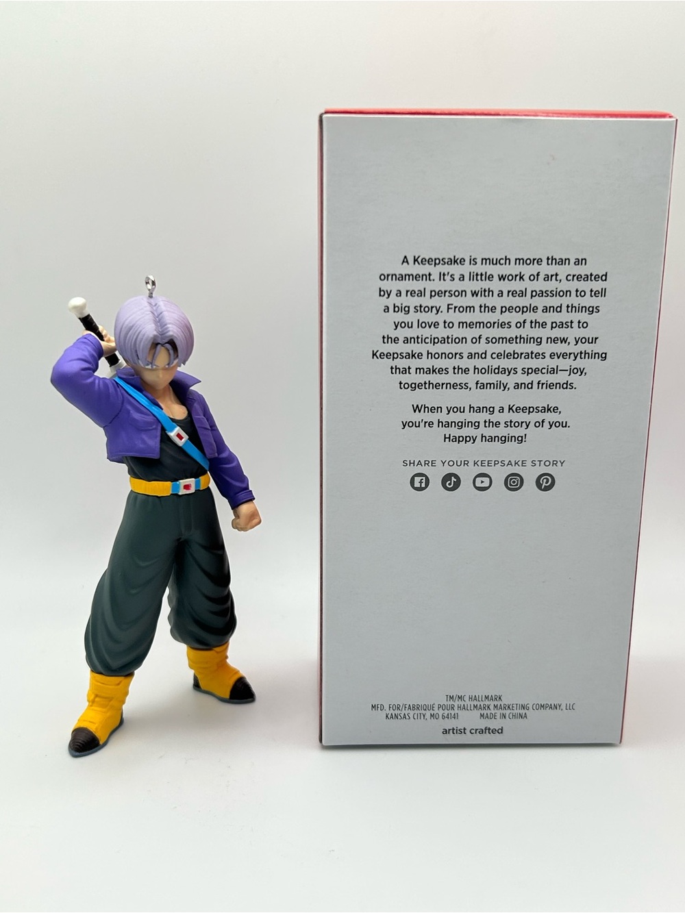 NEW Dragon Ball Z Future Trunks Ornament - Purple - Picture 3 of 7